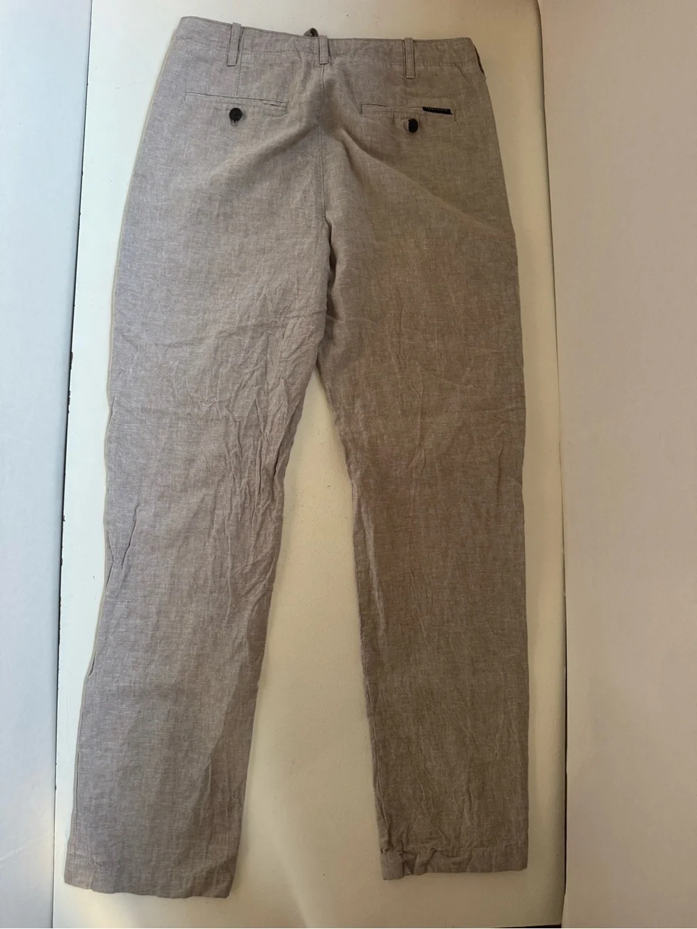 Perry Ellis Linen Drawstring Pants Relaxed Lightweight Casual 30x32